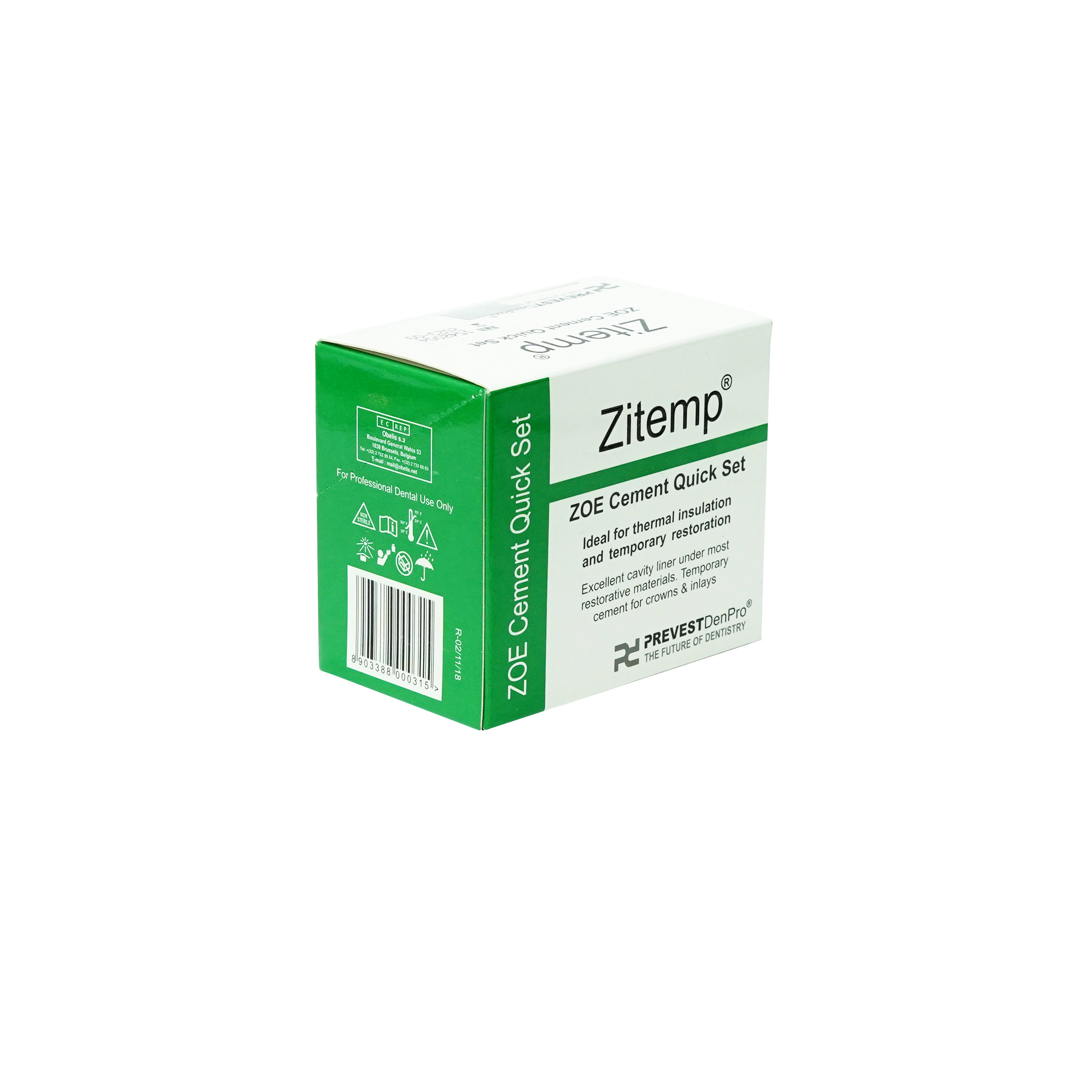 Prevest Denpro Zitemp Zinc Oxide Eugenol Cement